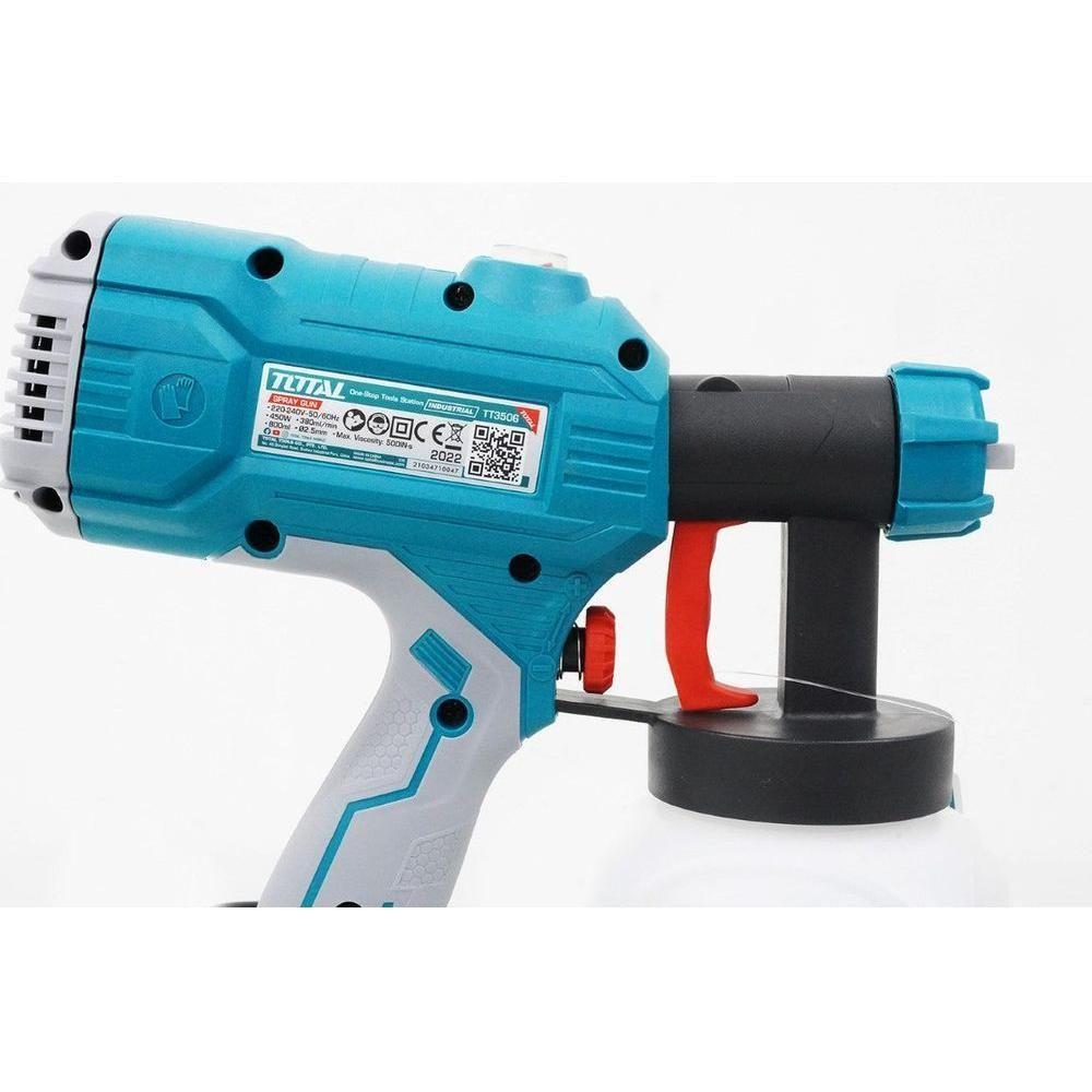 Total TT3506 Electric Paint Spray Gun 450W | Total by KHM Megatools Corp. Total TT3506 Electric Paint Spray Gun 450W | Total by KHM Megatools Corp.